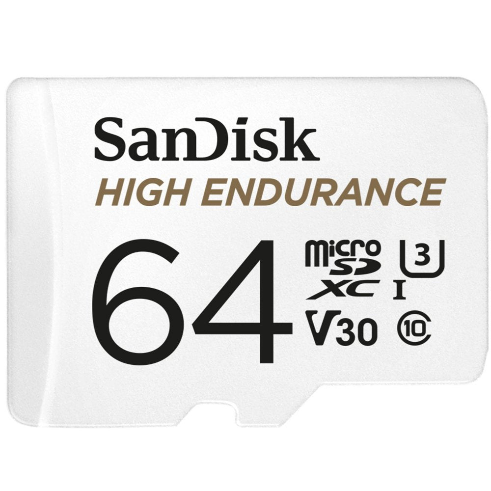 SanDisk High Endurance | MicroSDXC | 64GB | Class 10 | UHS-I U3 - Matmuis