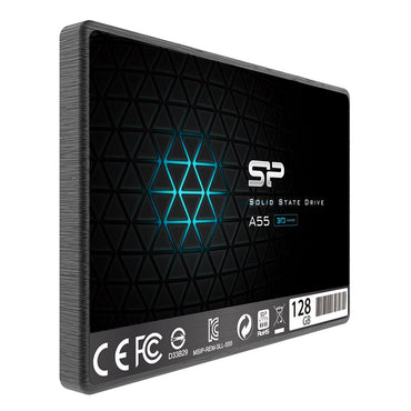 Silicon Power A55 | 128GB SATA SSD | 2.5'' | 460MB/s Lezen | 360MB/s Schrijven - Matmuis