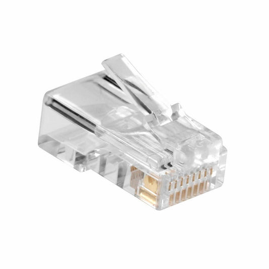 ACT AC4110 kabelconnector RJ45 | Zilver Transparant | 10 Stuks - Matmuis - Matmuis