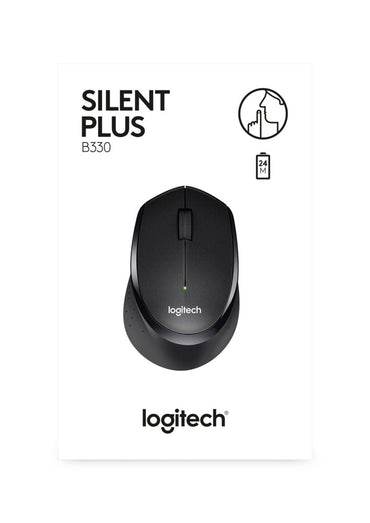 Logitech B330 Silent Plus | Draadloze Muis | Links- en Rechtshandig | RF | 1000 DPI | Zwart - Matmuis - Matmuis