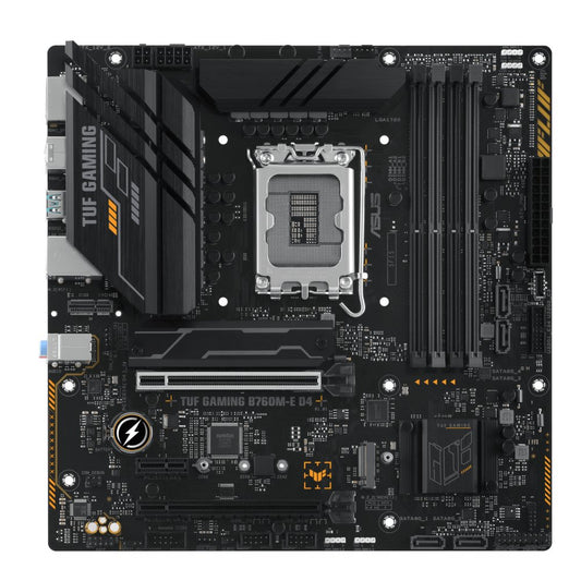 ASUS TUF GAMING B760M-E D4 | Socket LGA 1700 | Intel B760 | 4xDDR4 | Micro-ATX | Moederbord - Matmuis - Matmuis