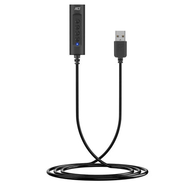 ACT AC9360 | USB Geluidskaart | 3,5 mm Audio | Plug & Play | Compact Design - Matmuis