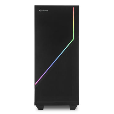 Sharkoon RGB Flow | Midi Tower Case | Zwart - Matmuis