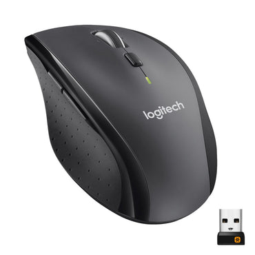 Logitech Marathon M705 | Draadloze Muis | Rechtshandig | RF | 1000 DPI | Zwart - Matmuis - Matmuis