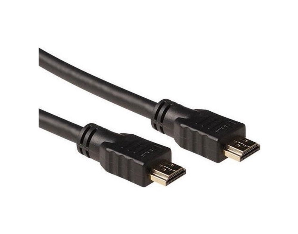 ACT AK3906 HDMI Kabel | 10 m | High Speed v2.0 | HDMI Type A naar Type A | Zwart - Matmuis - Matmuis
