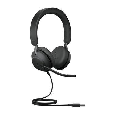Jabra Evolve2 40SE | Bedrade On-ear headset | USB-A | Zwart - Matmuis - Matmuis