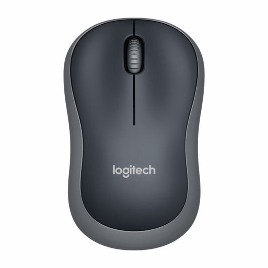 Logitech M185 | Draadloze Muis | Links- en Rechtshandig | RF | 4000 DPI | Swift Grey - Matmuis - Matmuis