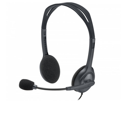 Logitech H111 | On-Ear Bedrade 3,5mm Koptelefoon met Microfoon | Grijs - Matmuis - Matmuis