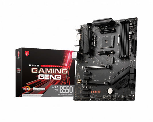 MSI B550 GAMING GEN3 | Socket AM4 | Intel B550 | 4xDDR4 | ATX | Moederbord - Matmuis - Matmuis