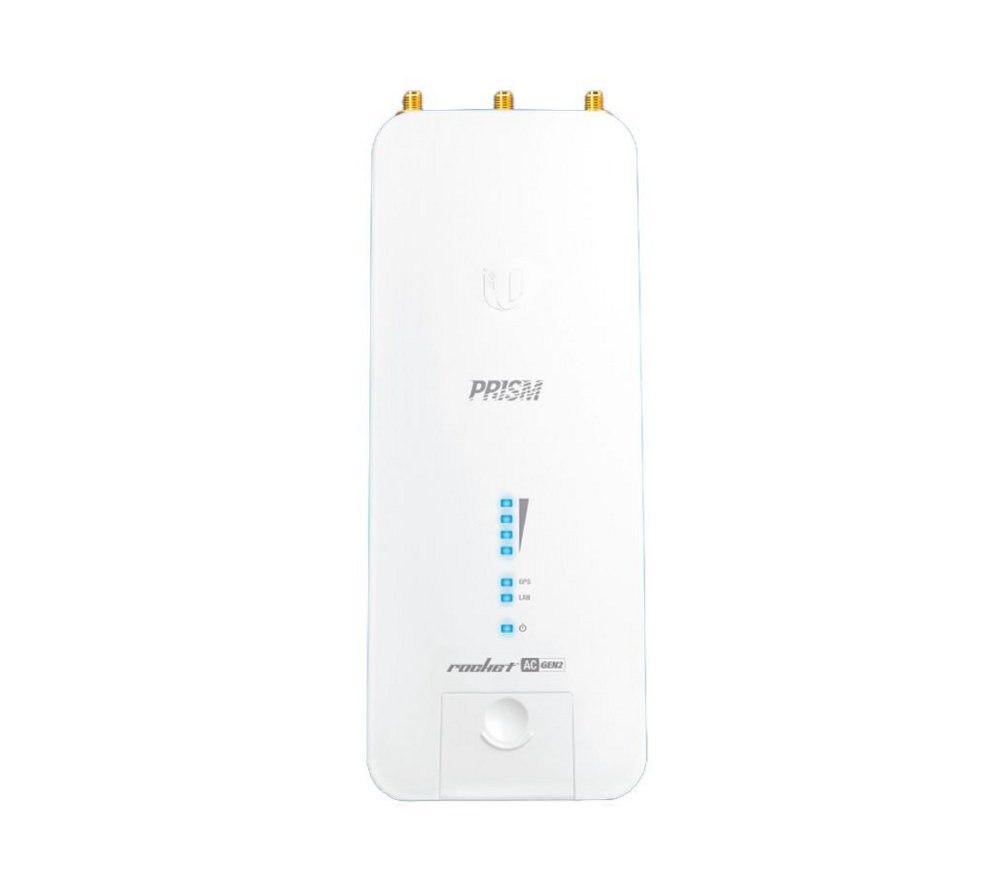 Ubiquiti airMAX Rocket Prism 5AC Gen 2 | WiFi 5 Outdoor Access Point | 500 Mbit/s | Passief PoE (injector meegeleverd) | Inclusief Mastmontagebeugel