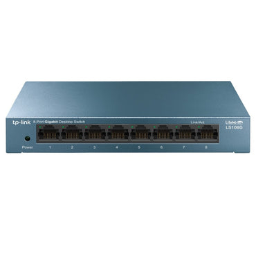 TP-Link LS108G | Unmanaged Switch | 8 Poorten | Gigabit Ethernet (10/100/1000 Mbps) | Desktop - Matmuis