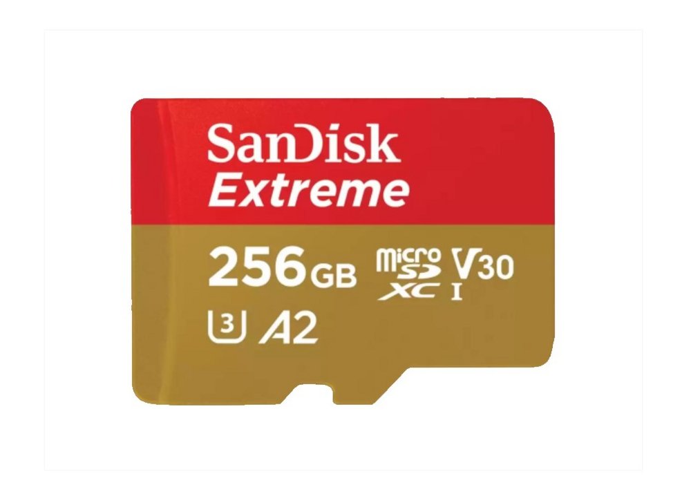 SanDisk Extreme | MicroSDXC | 256GB | Class 10 | UHS-I U3 - Matmuis