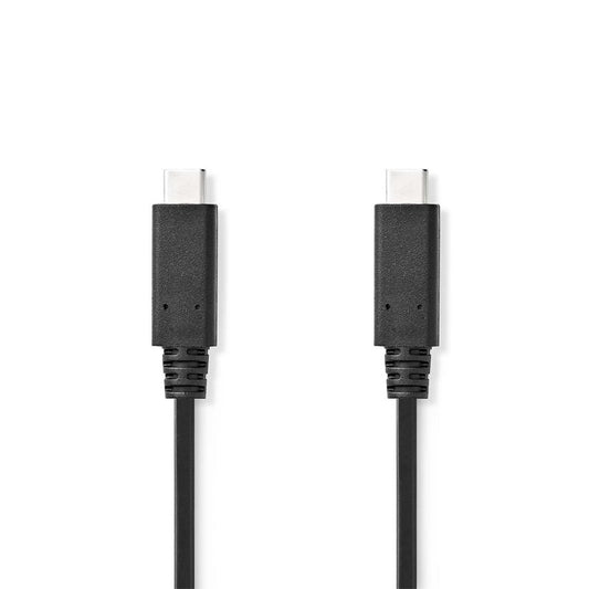 Nedis CCGL64750BK10 | USB 3.2 Gen 2 | USB-C naar USB-C | 1m | Zwart - Matmuis - Matmuis