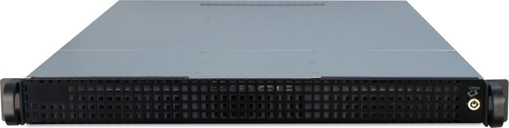Inter-Tech IPC 1U-10265 | Server Rack Case | Zwart | ATX - Matmuis