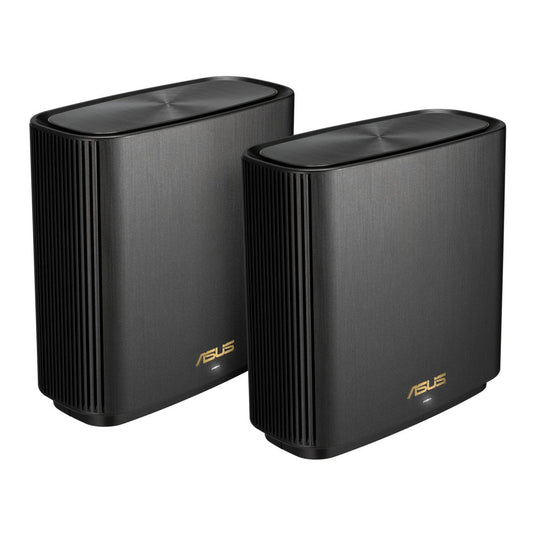 ASUS ZenWiFi XT9 (2-pack) | Tri-band WiFi 6 Mesh Router | Gigabit Ethernet | AX7800 | Zwart - Matmuis - Matmuis