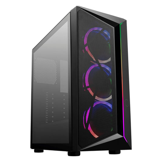 Cooler Master CMP 510 RGB | Midi Tower Case | Zwart - Matmuis