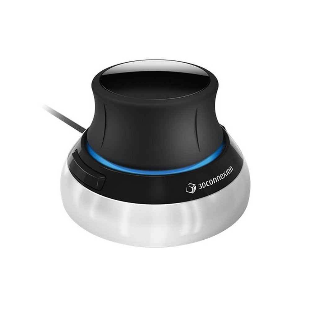 3Dconnexion SpaceMouse | Bedrade Muis | USB-A | 3D-Tracker | Zwart/Zilver - Matmuis - Matmuis