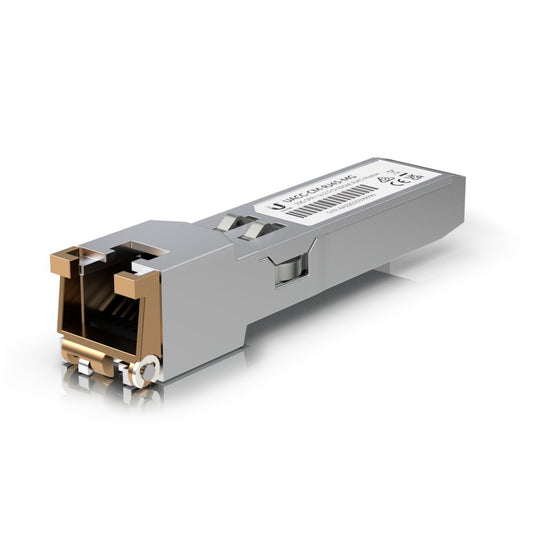 Ubiquiti UACC-CM-RJ45-MG | SFP+ Transceiver Module | 10/5/2.5/1 Gbps | Koper | RJ45 | 100 m - Matmuis