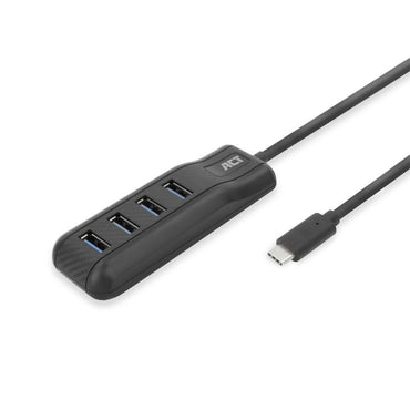 ACT AC6420 | USB 3.2 Gen 1 (3.1 Gen 1) Type-C Interface Hub | 5000 Mbit/s | Zwart - Matmuis - Matmuis