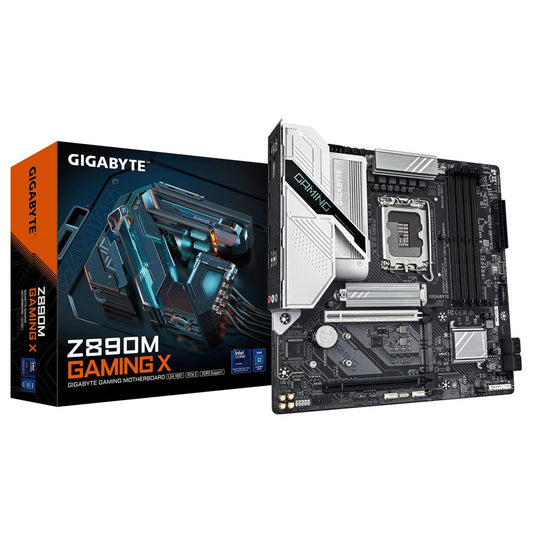 Gigabyte Z890M GAMING X | Socket LGA 1851 | Intel Z890 | 4xDDR5 | Micro-ATX | Moederbord - Matmuis