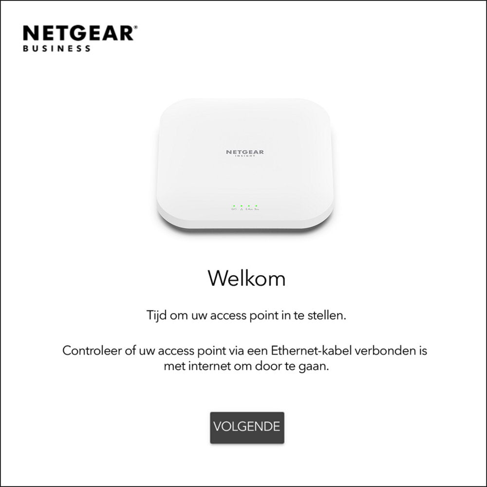 Netgear Insight WAX210 | WiFi 6 Access Point (AX1800) | 1800 Mbit/s | PoE (802.3at) | Inclusief Montagebeugel - Matmuis