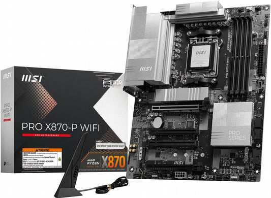 MSI PRO X870-P WIFI | Socket AM5 | AMD X870 | 4xDDR5 | ATX | Moederbord - Matmuis - Matmuis