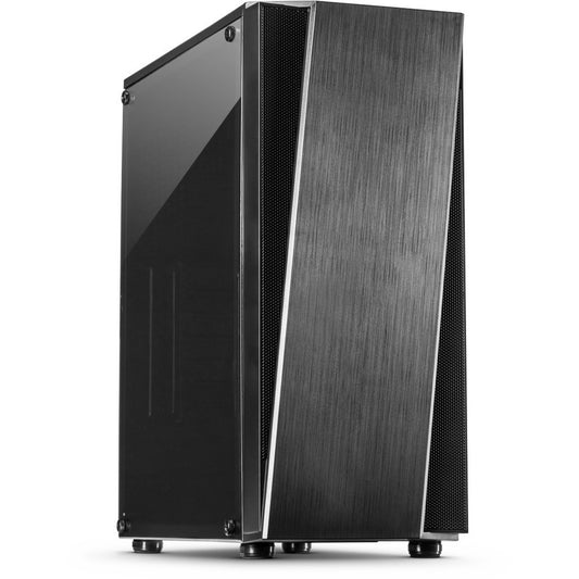 Inter-Tech T-11 Televen | Midi Tower | Zwart - Matmuis