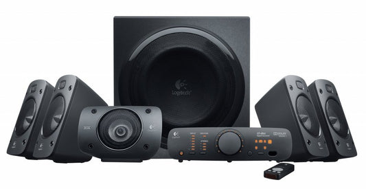 Logitech Z906 | 5.1 Surround Sound Speakerset | THX Gecertificeerd | 500W RMS | Digitale Decodering (Dolby Digital & DTS) - Matmuis - Matmuis