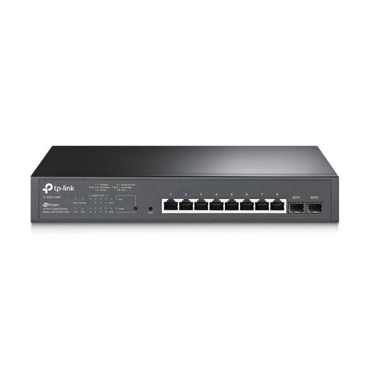 TP-Link TL-SG2210MP | Managed Smart Switch | 10 Poorten | Gigabit Ethernet (10/100/1000 Mbps) | 8x PoE+ - Matmuis
