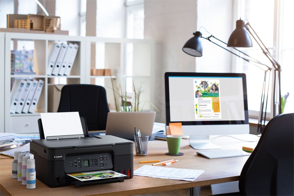 Canon PIXMA G3570 | All-in-One Inkjetprinter (Tank) | A4 | 4800 x 1200 DPI | Wi-Fi | Kleur - Matmuis - Matmuis