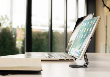 Mobiparts Tablet Stand | Verstelbare Tablethouder van Metaal | Maat L - Matmuis - Matmuis