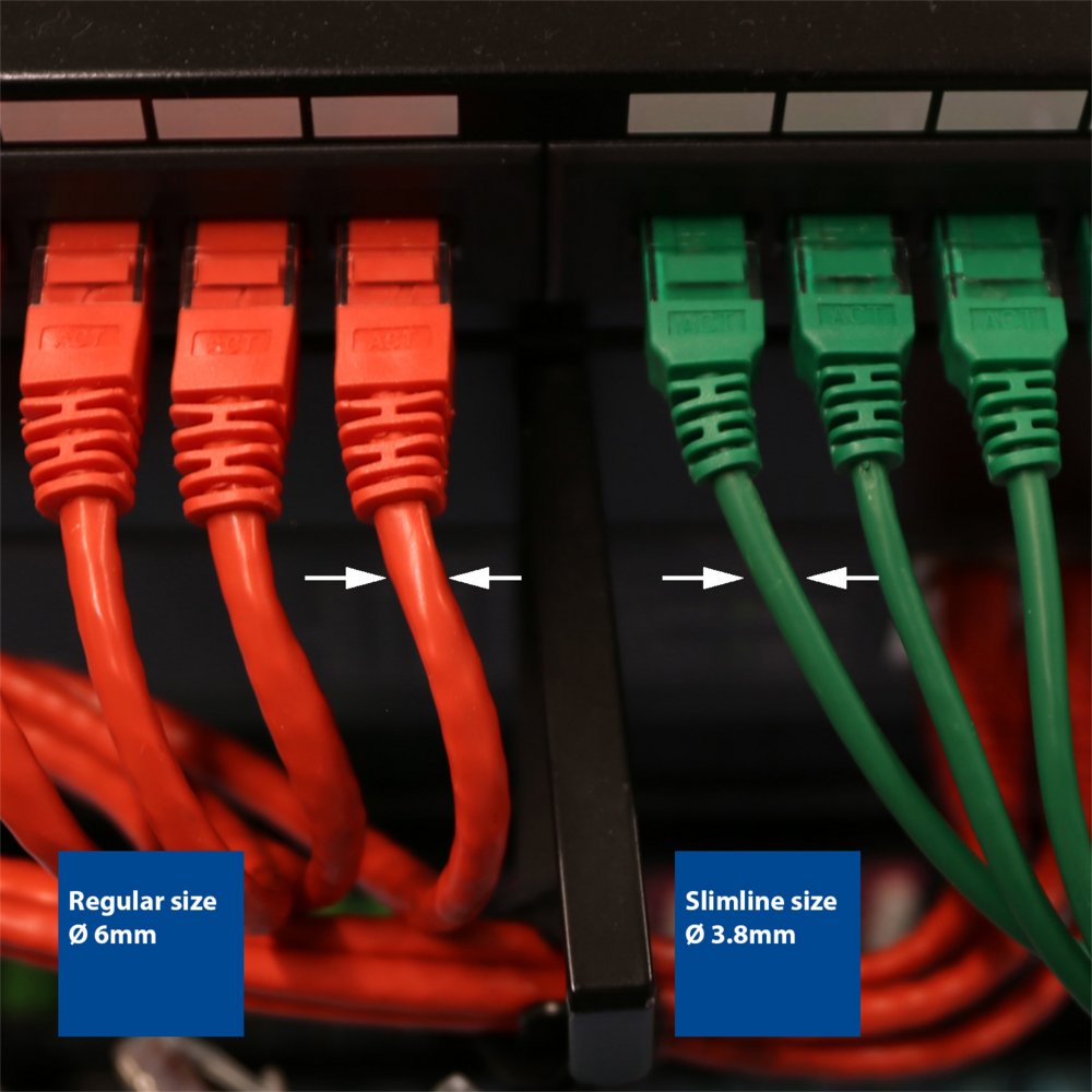 ACT netwerkkabel | Cat6 | U/UTP (UTP) | 0,5 m | Grijs | DC9000 - Matmuis - Matmuis
