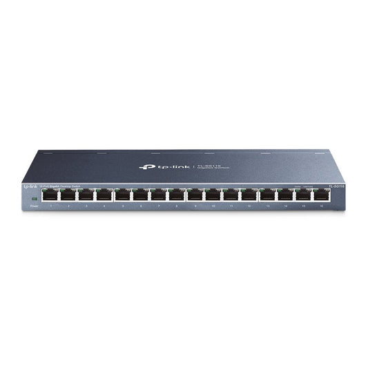 TP-Link TL-SG116 | Unmanaged L2 Switch | 16 Poorten | Gigabit Ethernet (10/100/1000 Mbps) - Matmuis