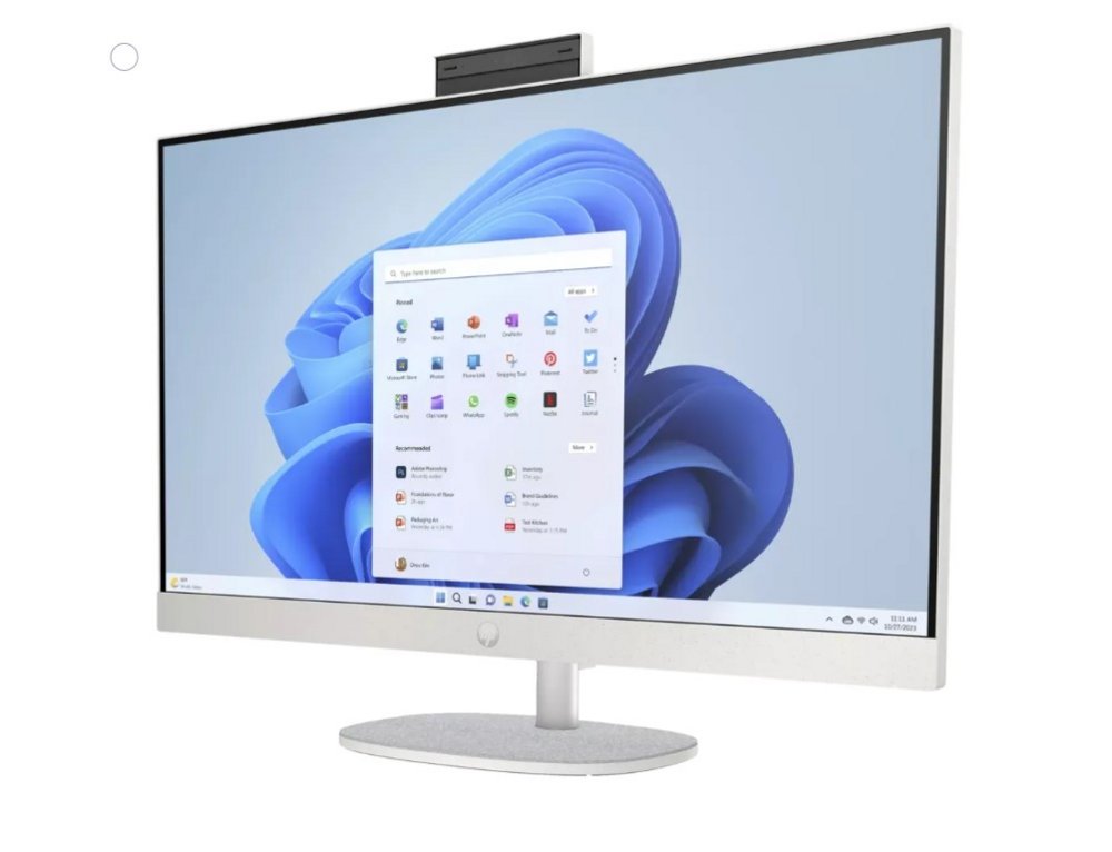 HP All-in-One 27-cr0108ng | 27" Full HD IPS | Intel Core i3-N300 | 8GB RAM | 512GB SSD | Windows 11 Home | Zonder Toetsenbord en Muis