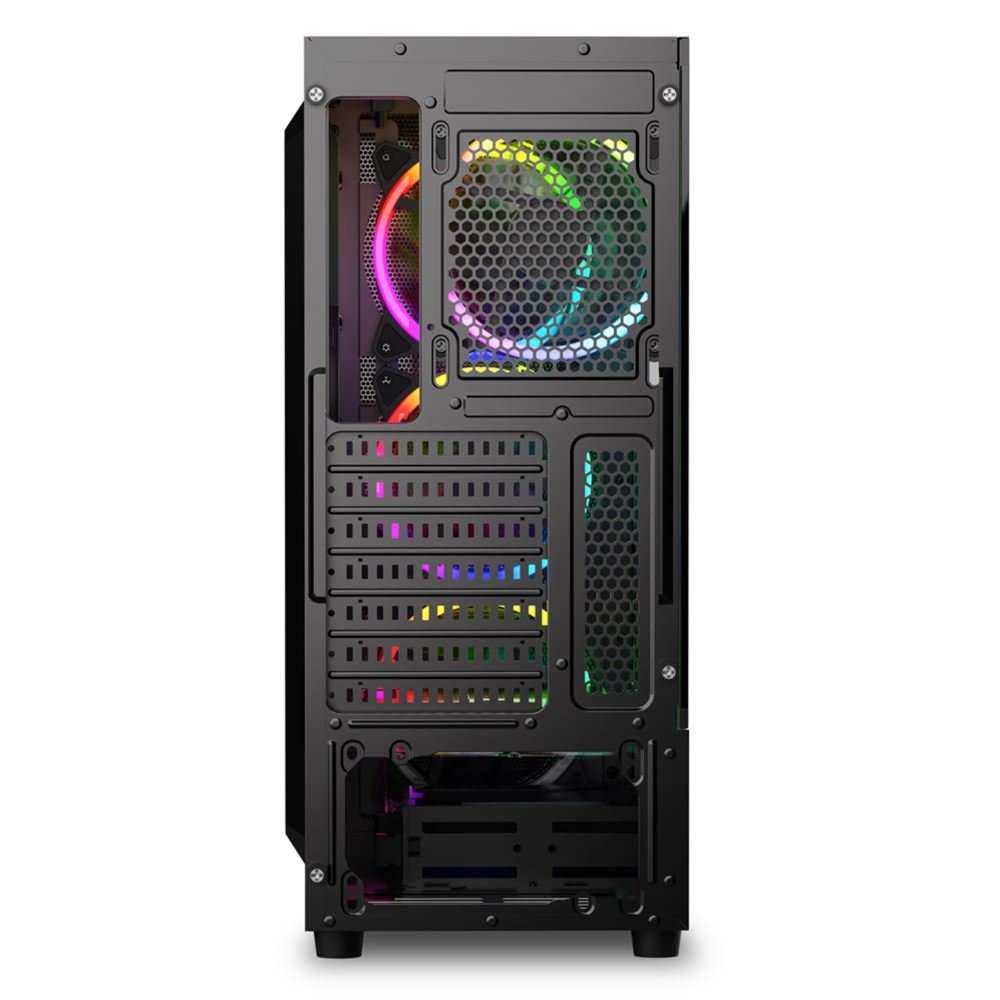 Sharkoon RGB Wave | Tower Case | Zwart - Matmuis