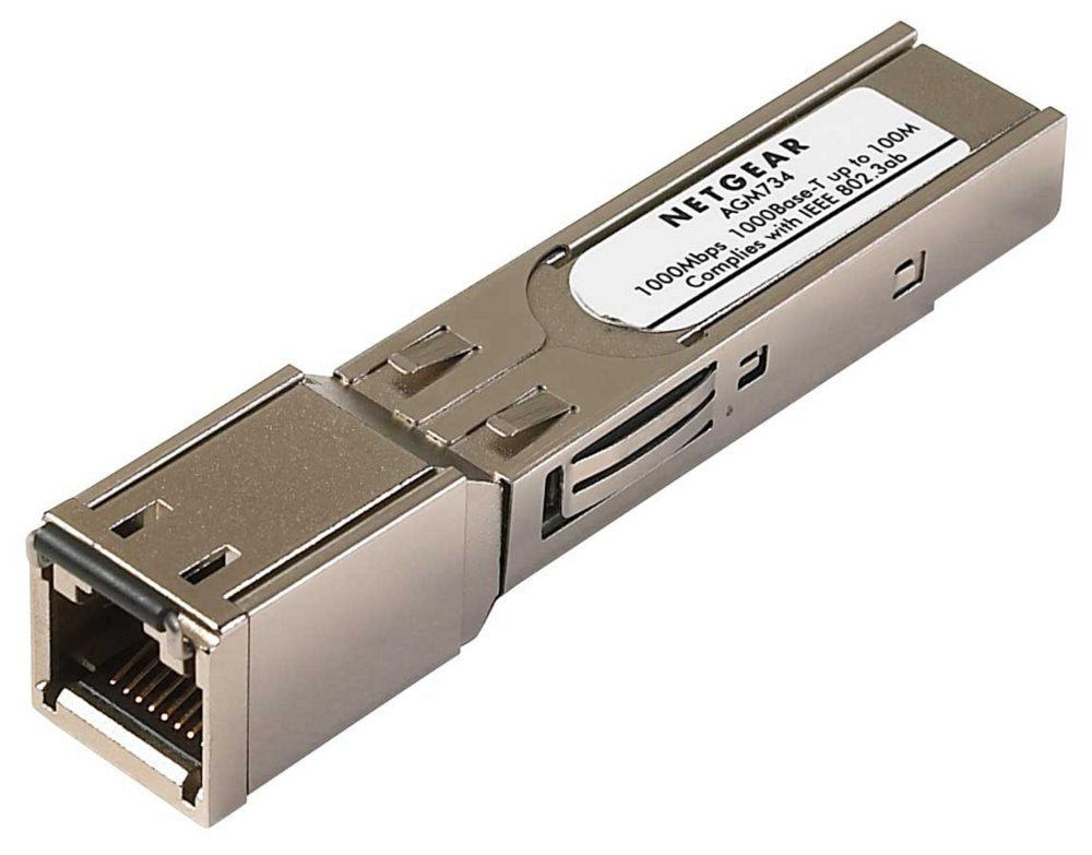 NETGEAR AGM734 | SFP Transceiver Module | 1000 Mbit/s | Koper | RJ45 | 100 m - Matmuis - Matmuis