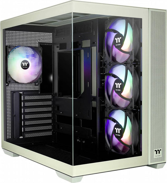 Thermaltake View 380 TG ARGB Matcha Green | Mid Tower Behuizing | Groen (CA-1Z2-00MEWN-00) - Matmuis