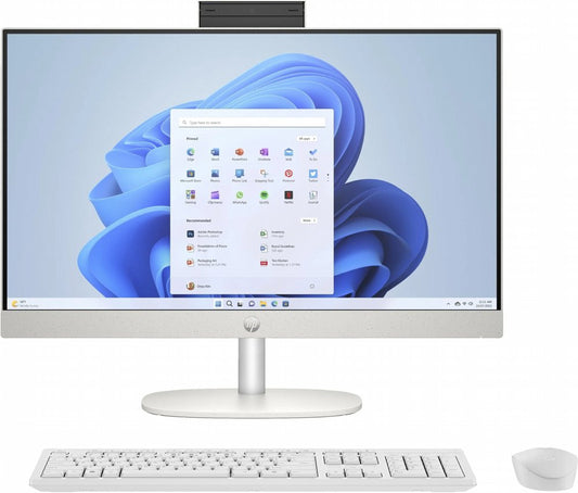 HP All-in-One 24-cr0005nw | 24" Full HD IPS | AMD Ryzen 5 7520U | 8GB DDR5 | 512GB SSD | Windows 11 Home