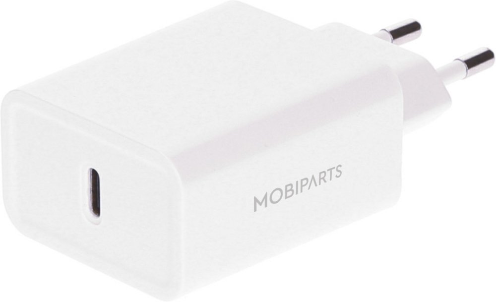 Mobiparts Wall Charger | USB-C Oplader 30W met Power Delivery | Wit