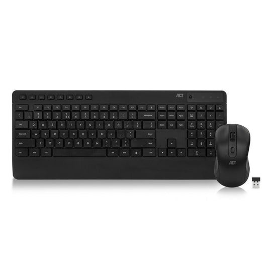 ACT AC5725 | Draadloze Muis en Toetsenbordcombo | QWERTY - Matmuis - Matmuis