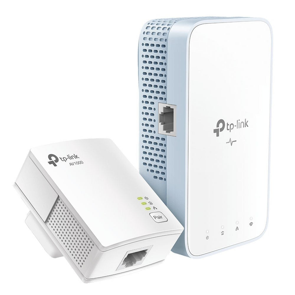 TP-Link TL-WPA7517 KIT | Powerline Adapter Set | 1000 Mbps | Gigabit Ethernet | Wi-Fi AC750 | Wit | HomePlug AV2 - Matmuis