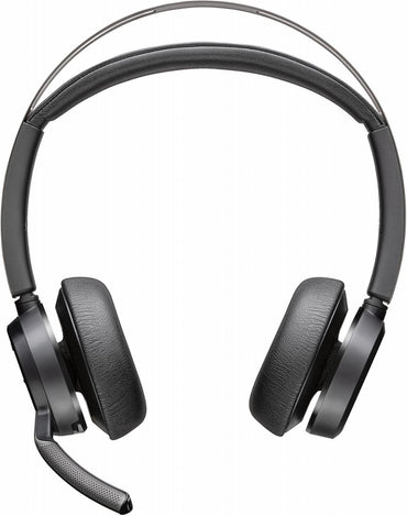 HP Poly Voyager Focus 2 UC Stereo | Bluetooth Headset | USB-C (met USB-A Adapter) | Zwart - Matmuis - Matmuis