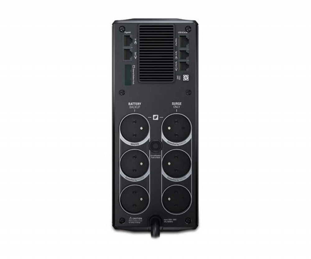 APC Back-UPS Pro BR1200G-FR | 1200 VA | 6 Franse/Belgische Stopcontacten (3 op Accu) | AVR Spanningstabilisatie | Bescherming tegen Stroomstoringen - Matmuis - Matmuis