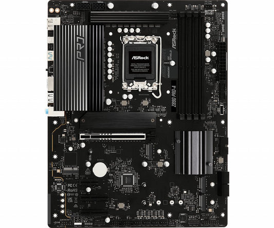 Asrock Z890 Pro-A Intel Z890 LGA 1851 | Socket LGA 1851 | Intel Z890 | 4xDDR5 | ATX | Moederbord - Matmuis - Matmuis