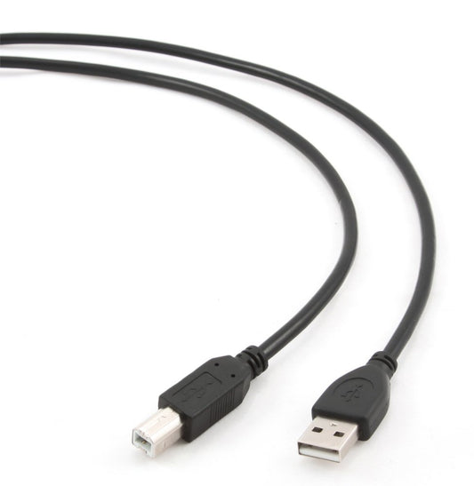 Gembird CCP-USB2-AMBM-6 | USB 2.0 Kabel | USB-A naar USB-B | 1,82m | Zwart - Matmuis - Matmuis