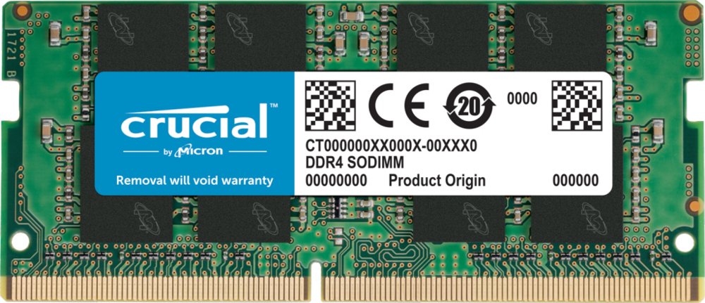 Crucial | 1x8GB DDR4 | 3200MHz | SODIMM | CL22 | Geheugenmodule | RAM - Matmuis - Matmuis
