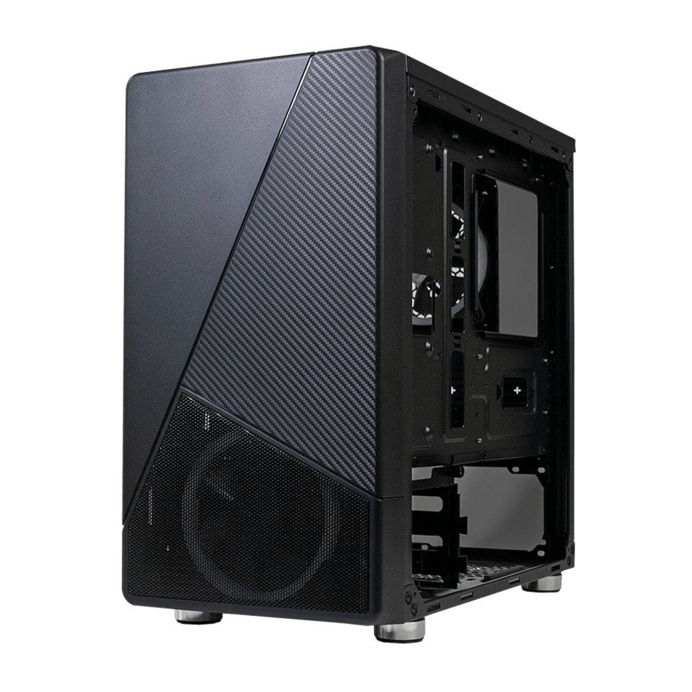Azza Noir 130 RGB | Micro Tower Case | Zwart - Matmuis
