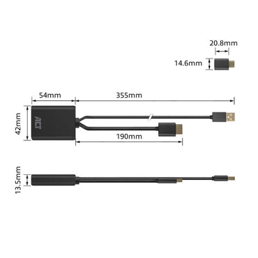 ACT AC7537 | HDMI naar USB Type C female adapter | 4K 60Hz - Matmuis - Matmuis