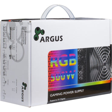 Inter-Tech Argus RGB-500W II | 500 Watt Bronze ATX PSU | Power Supply | Voeding - Matmuis - Matmuis