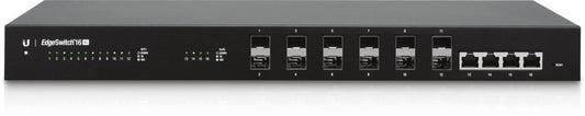 Ubiquiti Networks ES‑16‑XG Managed 10G Ethernet (100/1000/10000) 1U Zwart - Matmuis